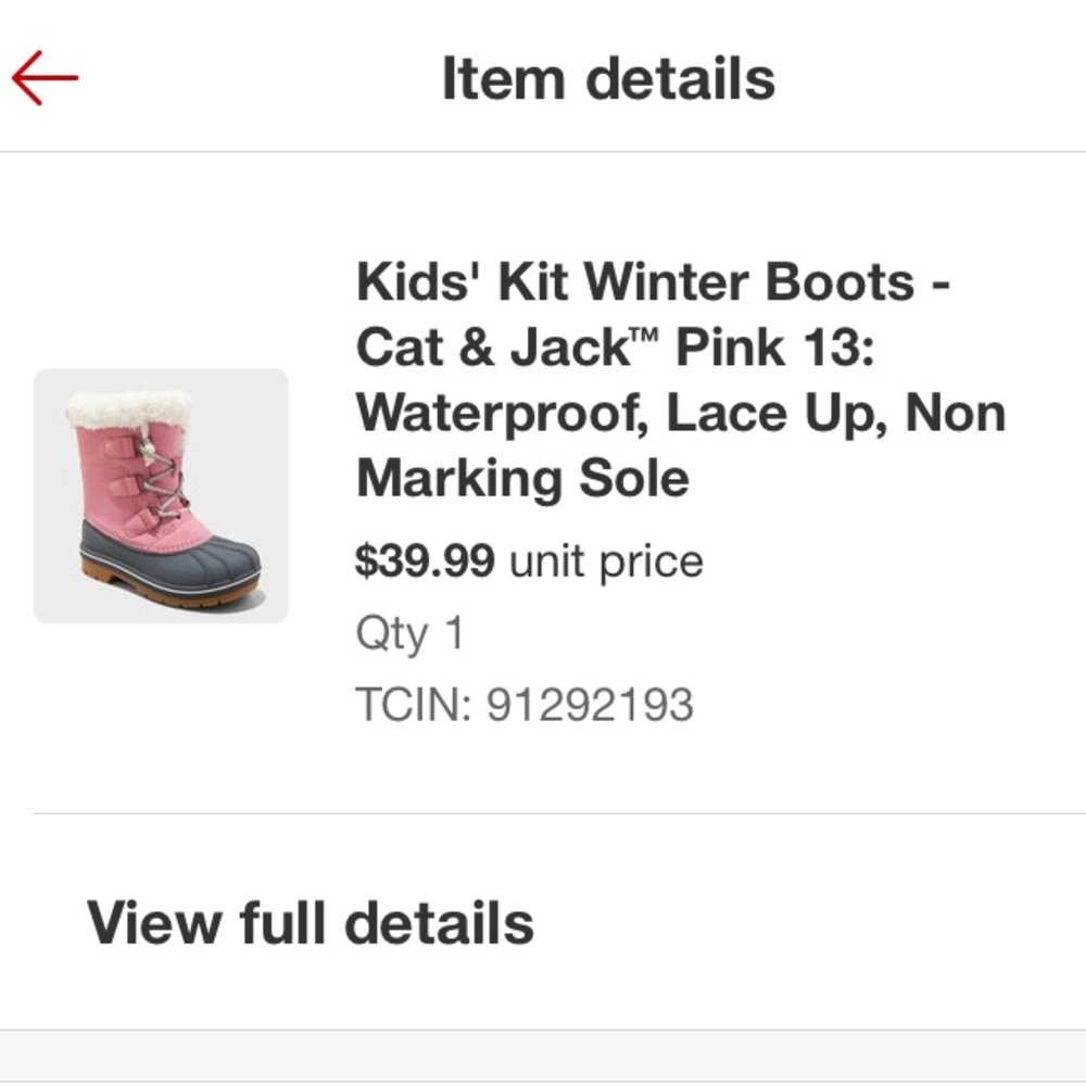 Girls Winter Boots